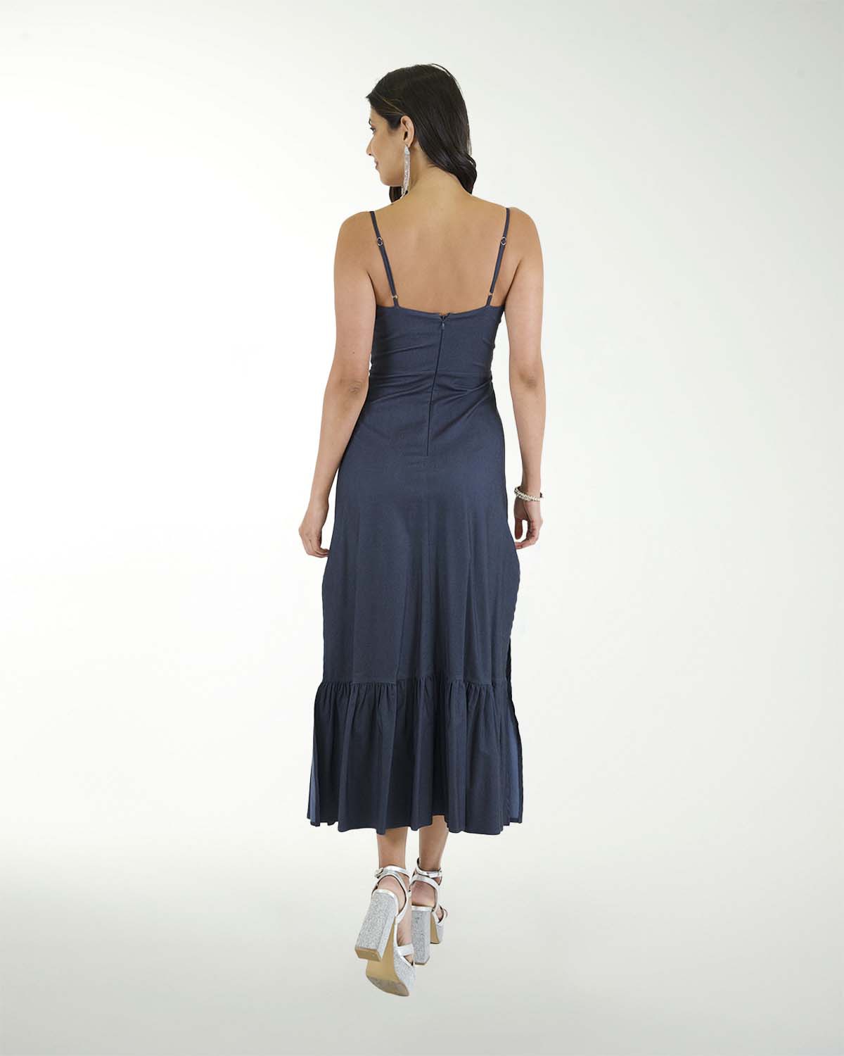 VESTIDO CAMPESINO MEZCLILLA