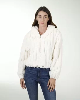 CHAQUETA CON GORRO