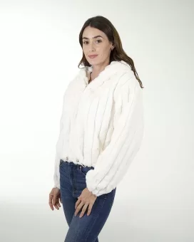CHAQUETA CON GORRO