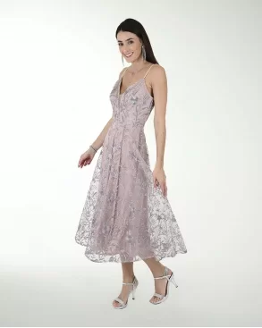 VESTIDO CC BORDADO MIDI