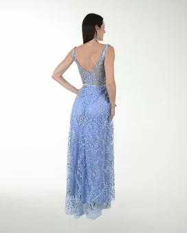 VESTIDO CL FANTASIA CON ABERTURA