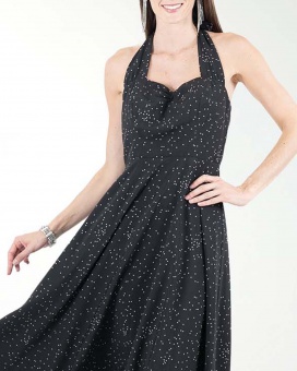VESTIDO 50Â´s MIAMI ESTAMPADO