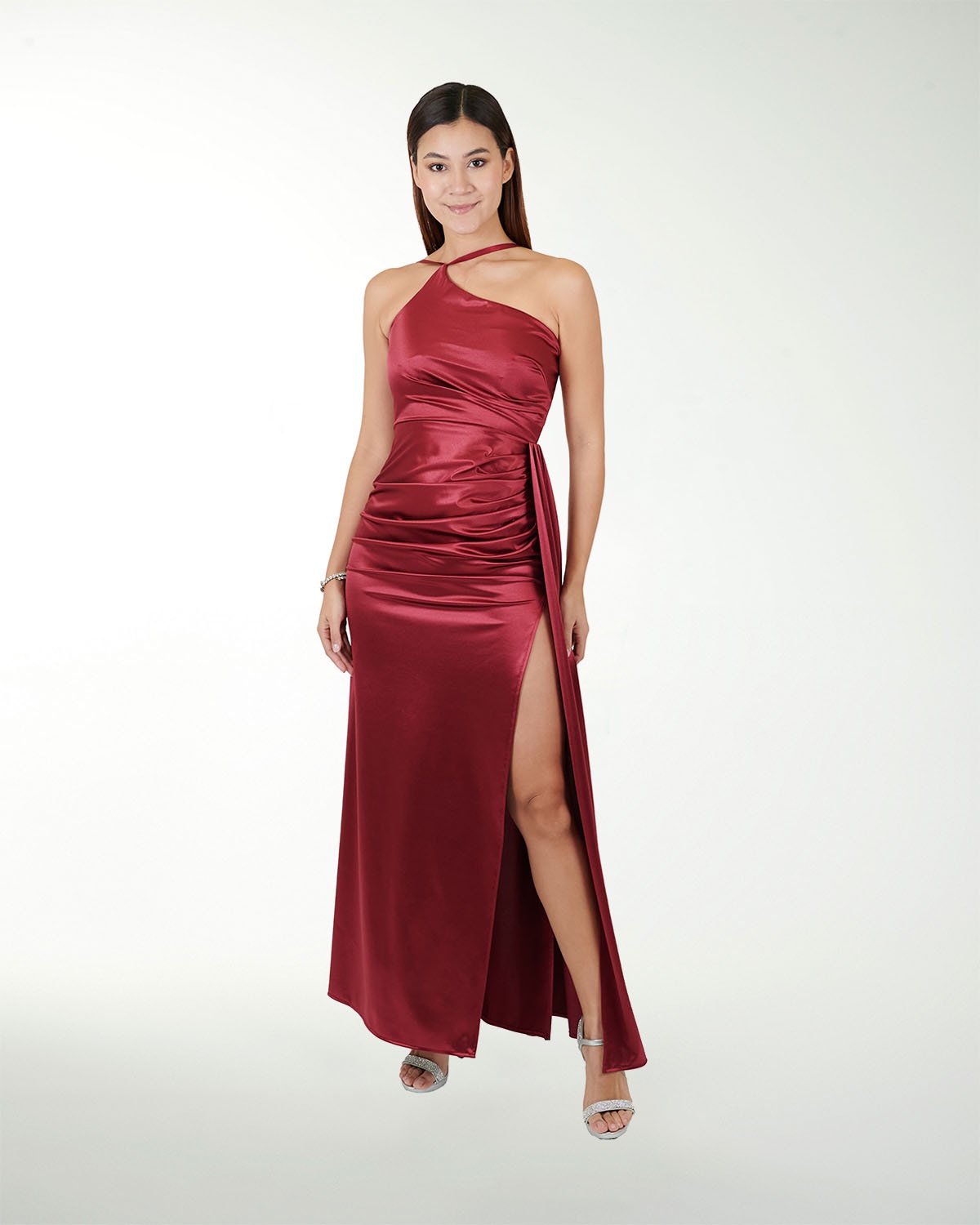 VESTIDO CL WARP DE UN HOMBRO DRAPEADO VESTIDO CL WARP DE UN HOMBRO DRAPEADO
