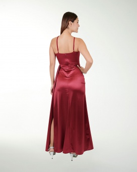 VESTIDO CL WARP DE UN HOMBRO DRAPEADO