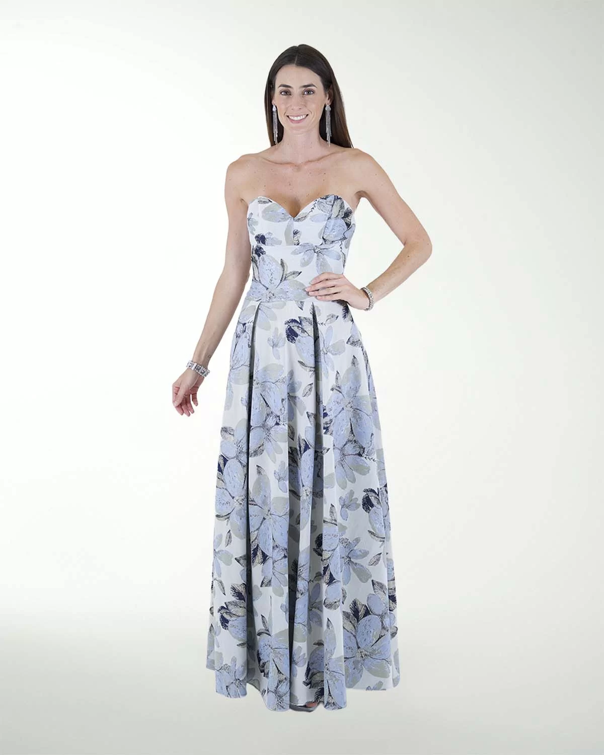 VESTIDO CL STRAPLESS CORTE PRINCESA VESTIDO CL STRAPLESS CORTE PRINCESA