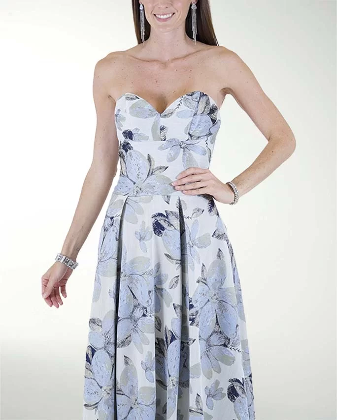 VESTIDO CL STRAPLESS CORTE PRINCESA VESTIDO CL STRAPLESS CORTE PRINCESA