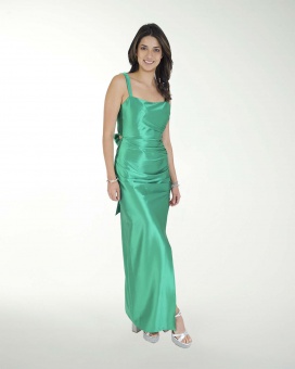 VESTIDO CL WARP CON DRAPEADO Y MOÃO EN ESPALDA