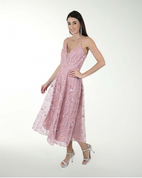VESTIDO CC BORDADO MIDI