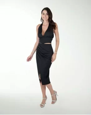 TOP ANTRO MESH ESTAMPADO HALTER