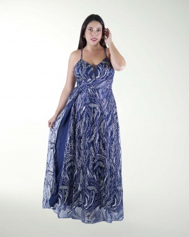 VESTIDO TE CON DETALLE DE BRILLO