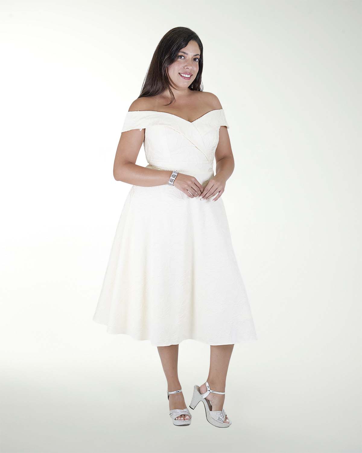 VESTIDO CC CON SOLAPA VESTIDO CC CON SOLAPA