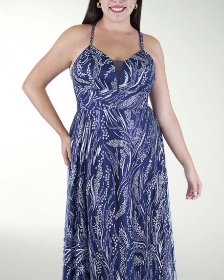 VESTIDO TE CON DETALLE DE BRILLO