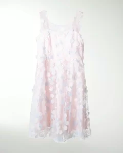 VESTIDO NI 12 14 16 CON JARETA EN LA ESPALDA