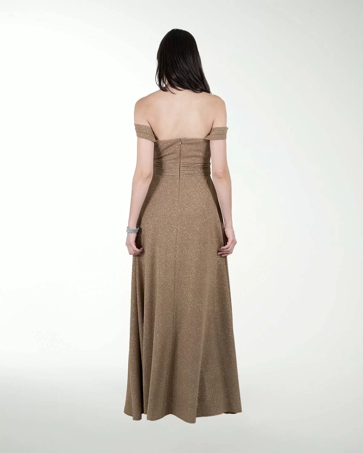 VESTIDO CL FALDA LINEA A CON ABERTURA VESTIDO CL FALDA LINEA A CON ABERTURA