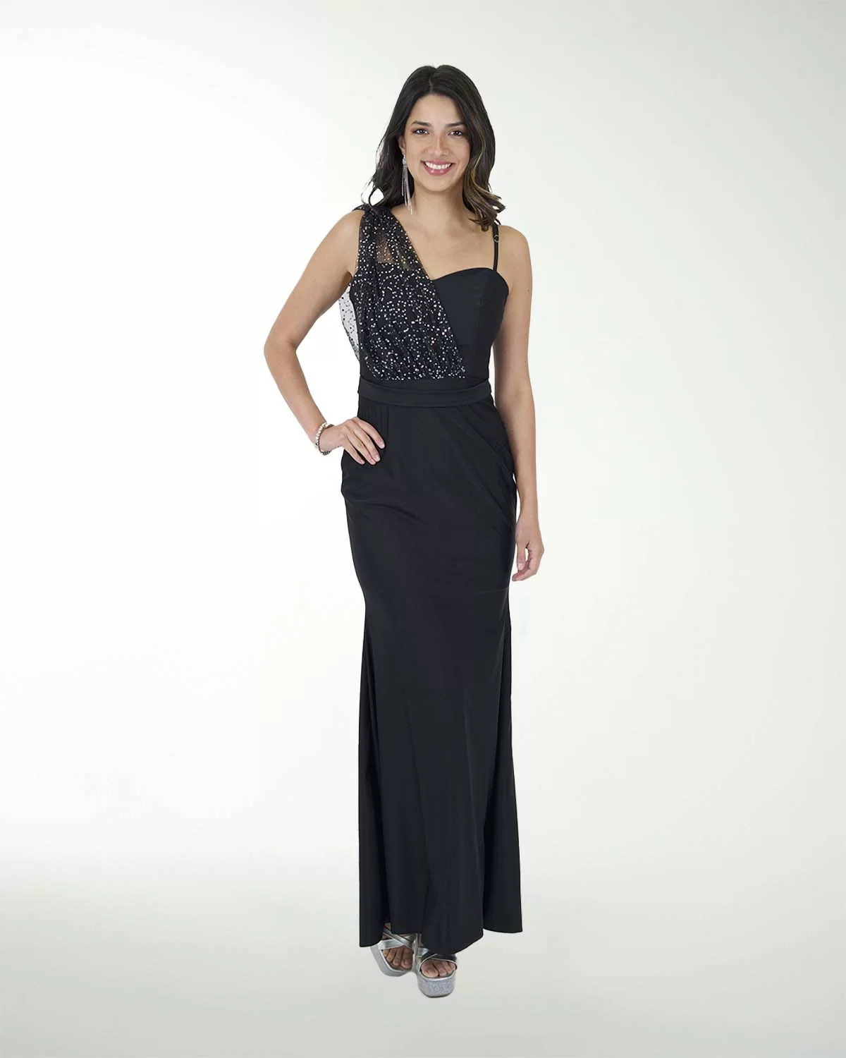 VESTIDO CL WARP CON BRILLOS VESTIDO CL WARP CON BRILLOS