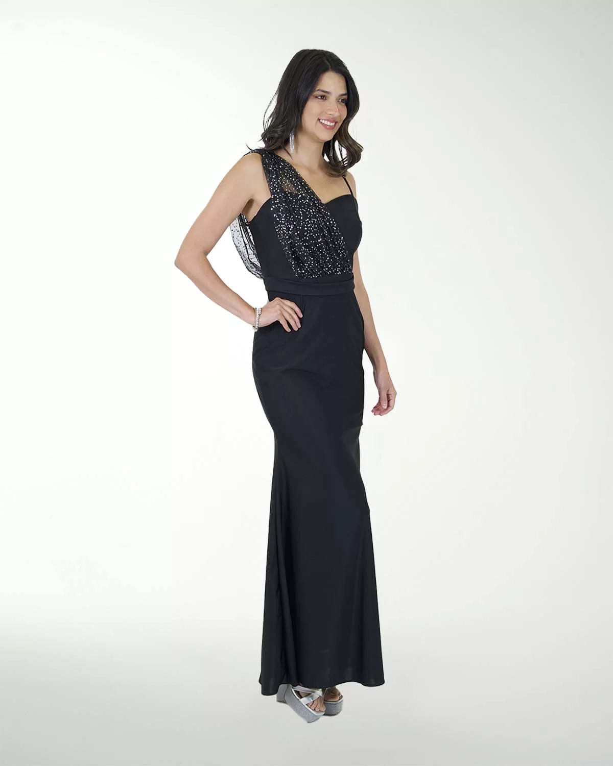 VESTIDO CL WARP CON BRILLOS VESTIDO CL WARP CON BRILLOS