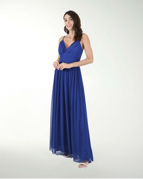 VESTIDO CL MESH DRAPEADO