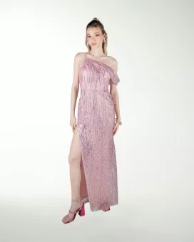 VESTIDO CL ENTALLADO DE UN TIRANTE