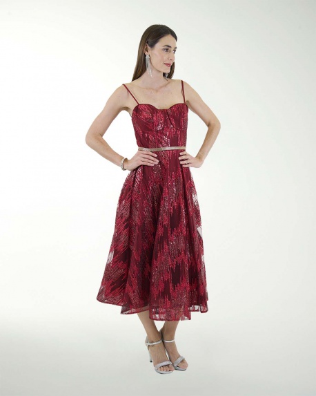 DA VESTIDO CC FANTASIA MIDI TIPO CORSET