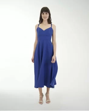 VESTIDO CASUAL BARBIE MIDI STRAPLESS