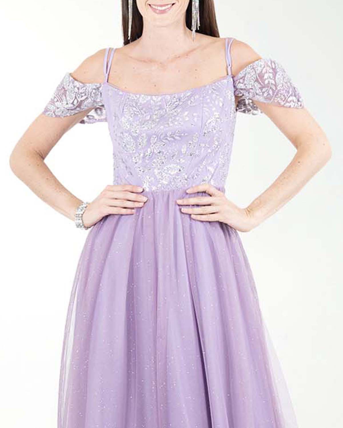VESTIDO CL IMPERIAL GLITER VESTIDO CL IMPERIAL GLITER