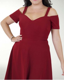 VESTIDO TV BARBIE LISO CIRCULAR