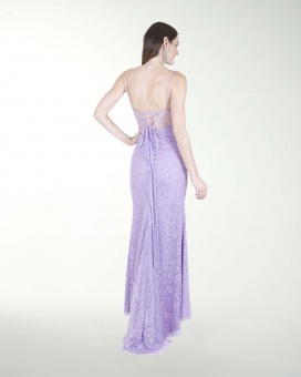 VESTIDO CL CORSET CON ABERTURA