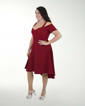 VESTIDO TV BARBIE LISO CIRCULAR