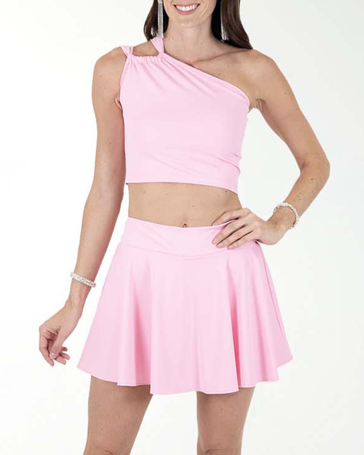 FALDA ANT LICRA LISA SHORT