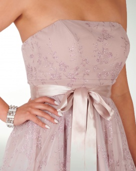 VESTIDO CC IMPERIAL GLITER LARGO IRREGULAR