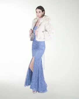 CHAMARRA DE PELO SINTETICO