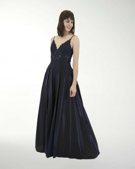 VESTIDO PR GRAN GALA CON BRILLO