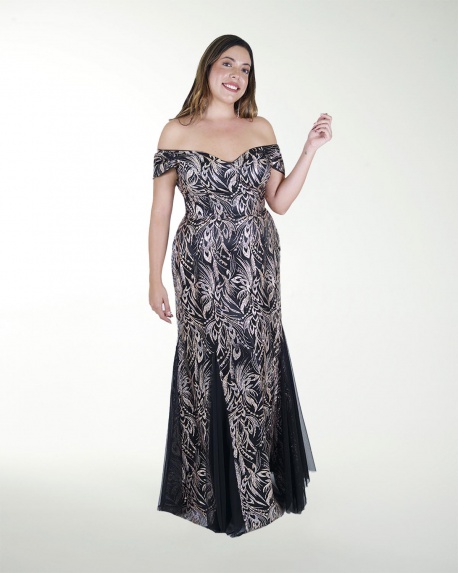 VESTIDO TE  ENTALLADO CORTE SIRENA