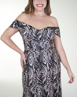 VESTIDO TE  ENTALLADO CORTE SIRENA