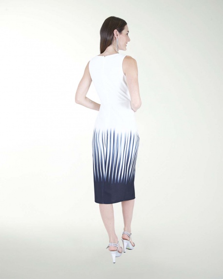 VESTIDO CA CON CRUCE  EN EL ESCOTE