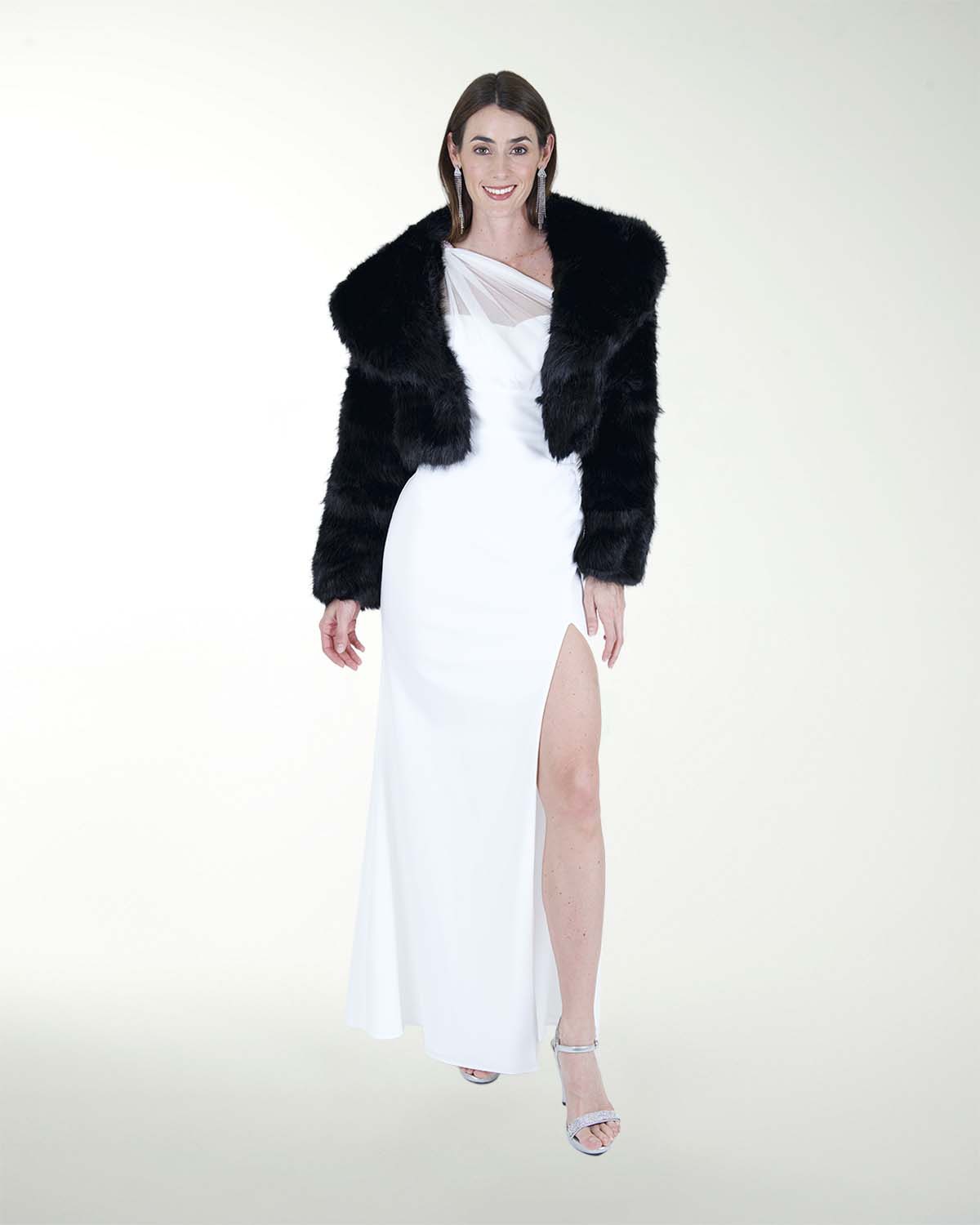 CHAMARRA DE PELO SINTETICO