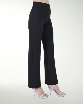 PANTALON DE VESTIR RECTO CON BOTON EN PRETINA