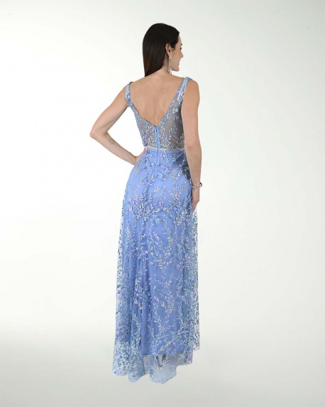 VESTIDO CL FANTASIA CON ABERTURA VESTIDO CL FANTASIA CON ABERTURA