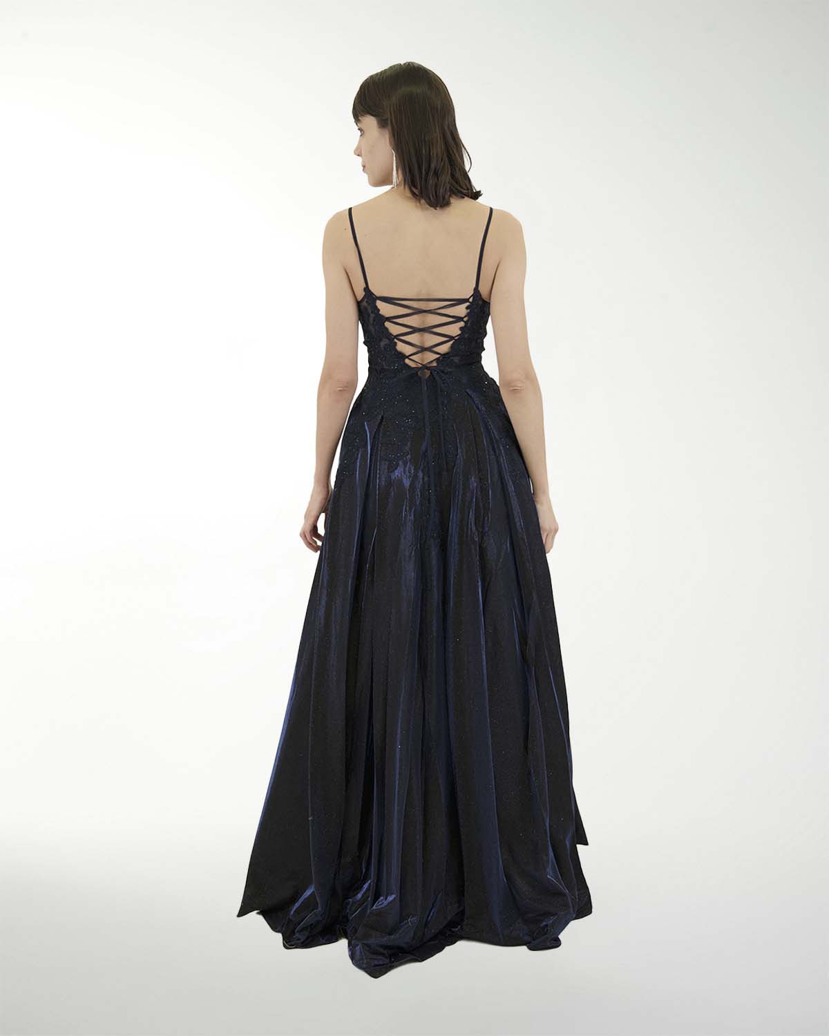 VESTIDO PR GRAN GALA CON BRILLO