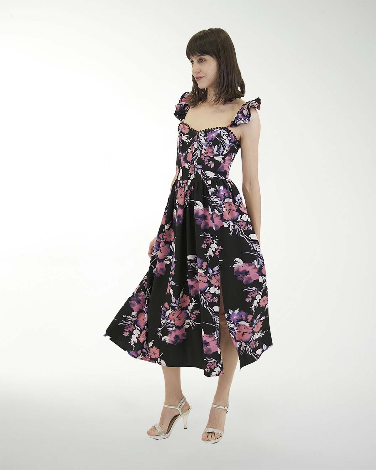 VESTIDO CA MADRID ESTAMPADO MIDI VESTIDO CA MADRID ESTAMPADO MIDI