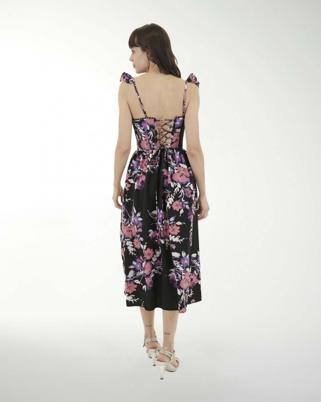 VESTIDO CA MADRID ESTAMPADO MIDI VESTIDO CA MADRID ESTAMPADO MIDI