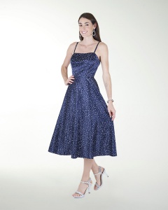 VESTIDO CA HALTER CON JARETAS EN LA ESPALDA