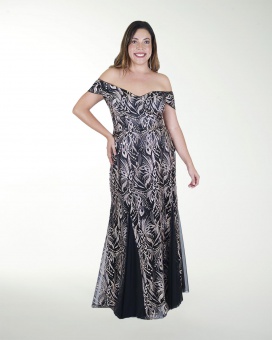 VESTIDO TE  ENTALLADO CORTE SIRENA