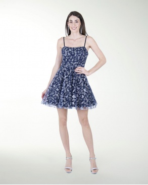 VESTIDO CC FALDA SEMI CIRCULAR