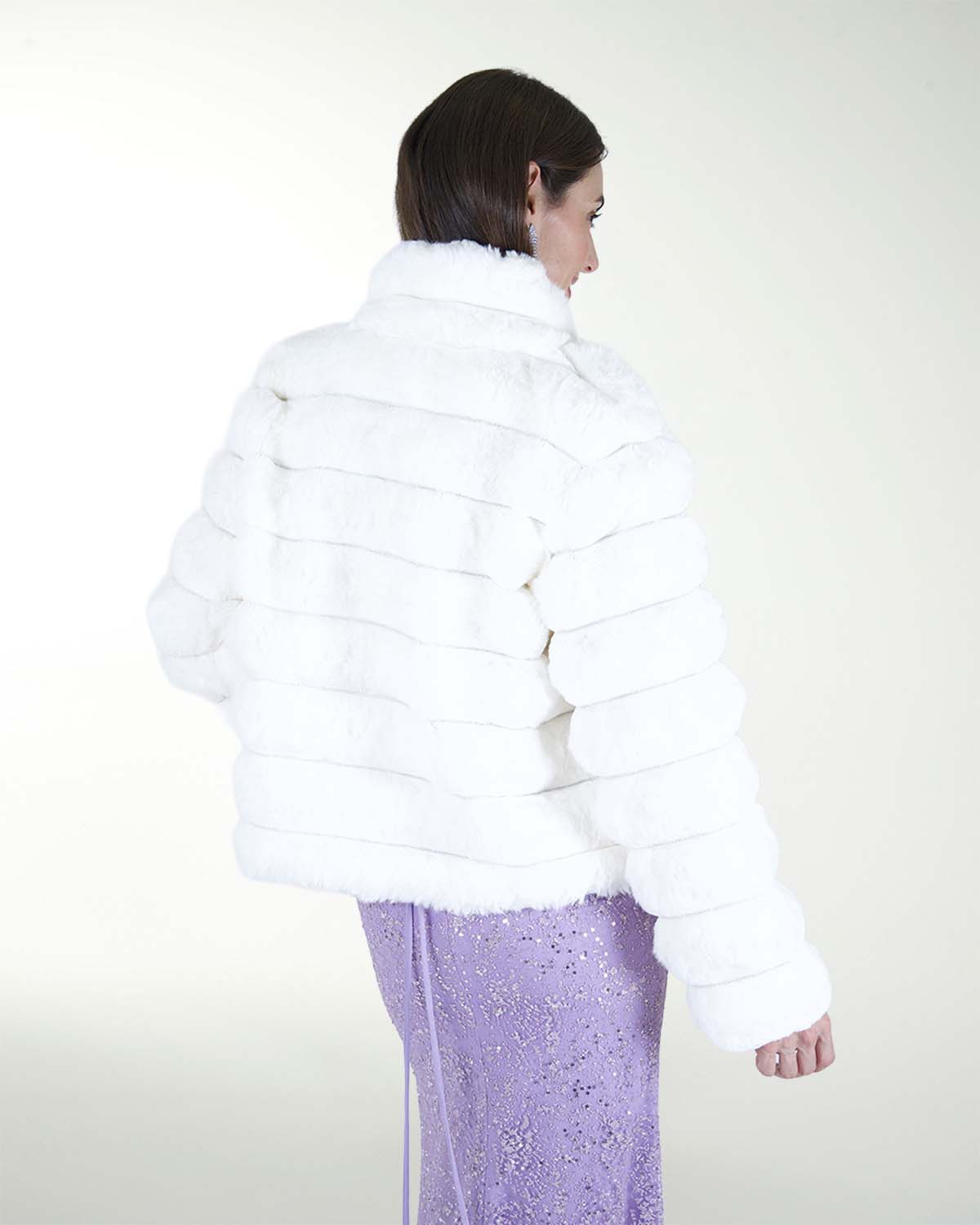 CHAMARRA DE PELO SINTETICO