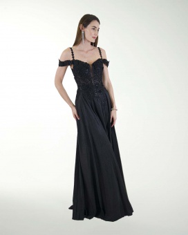 VESTIDO PR GRAN GALA CON BRILLO