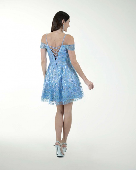 DA VESTIDO CC FANTASIA ESCOTE EN V DA VESTIDO CC FANTASIA ESCOTE EN V