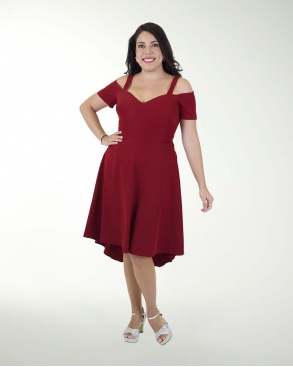 VESTIDO TE  BARBIE LISO CIRCULAR