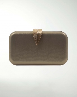 BOLSA DE FIESTA CON DECORADO DE HOJA