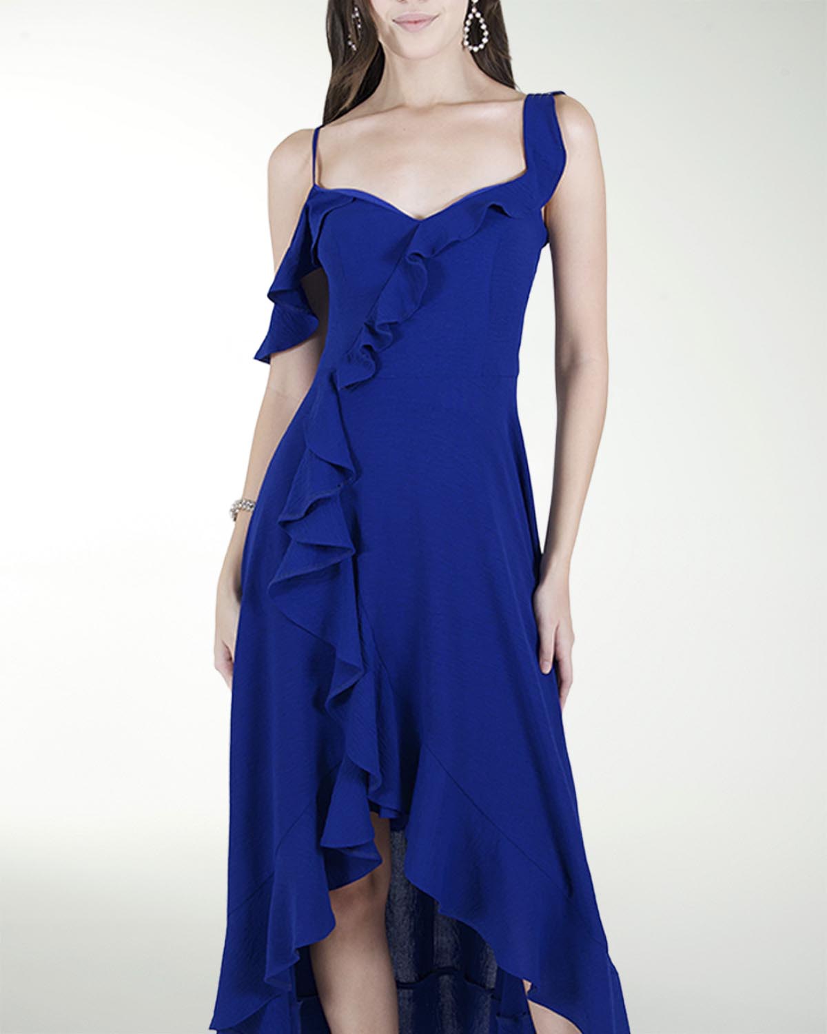 VESTIDO DA CON ESCAROLAS